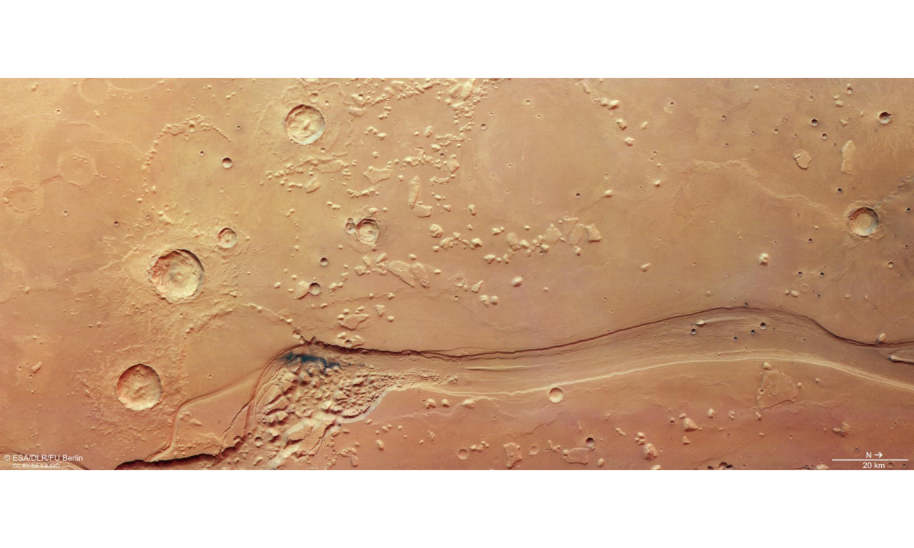 Il passato di Marte in una valle accidentata