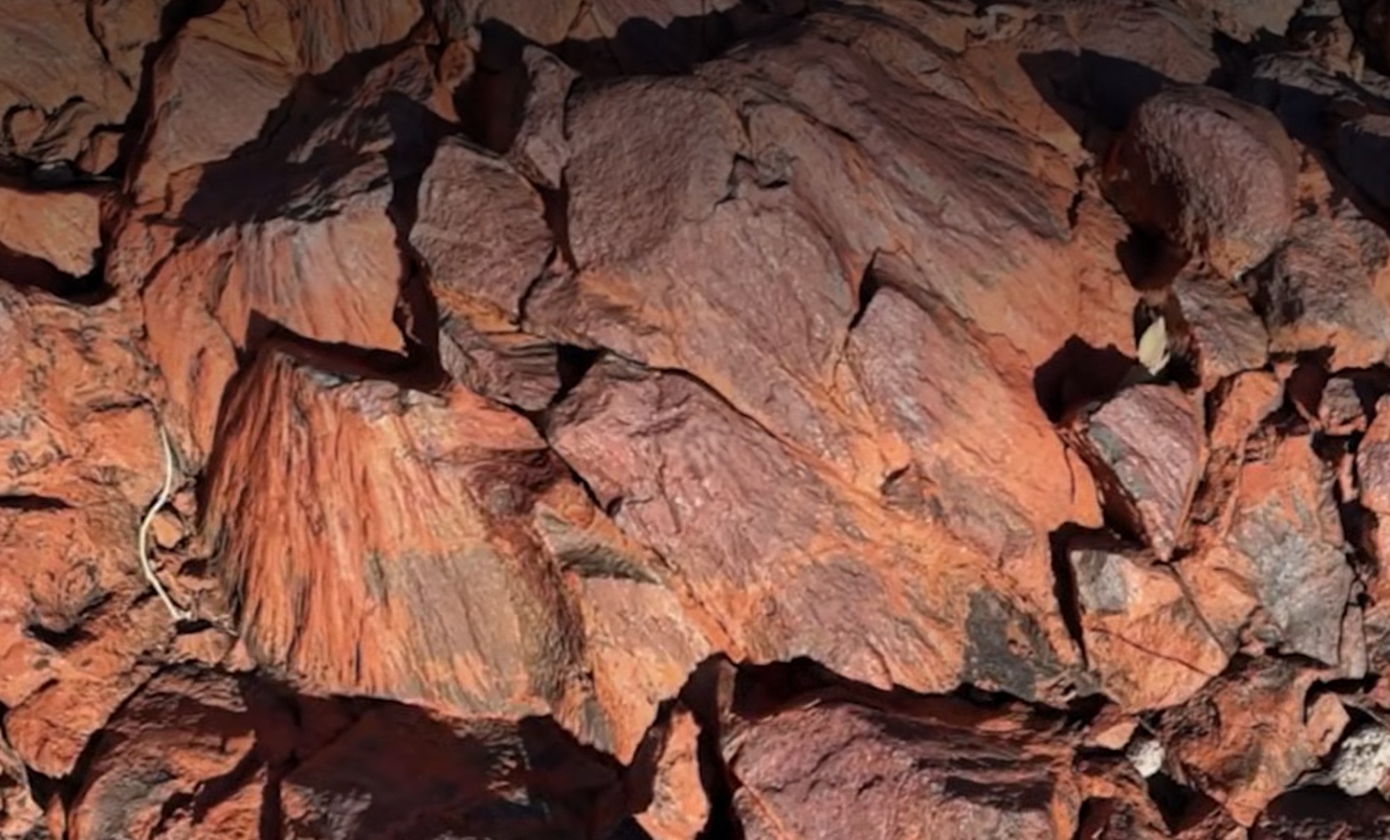 Le rocce analizzate nello studio sul cratere meteoritico