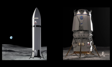 Nasa cambia i piani per i lander di SpaceX e Blue Origin
