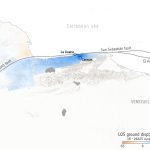 Sentinel-1 svela le impronte del terremoto in Venezuela