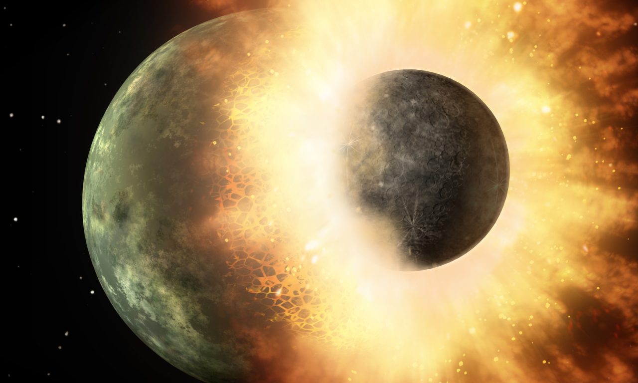 La Luna potrebbe essersi formata in poche ore