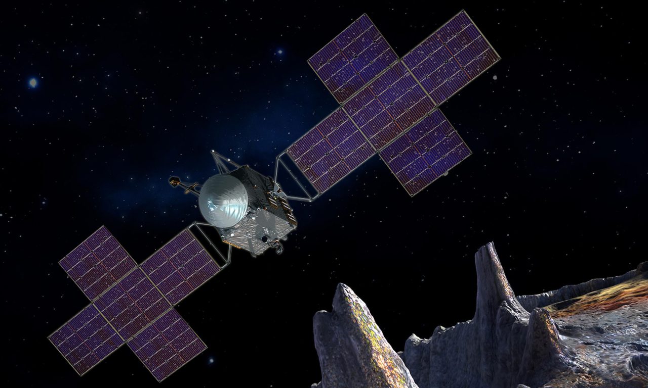 La spinta costante di Psyche verso il suo asteroide